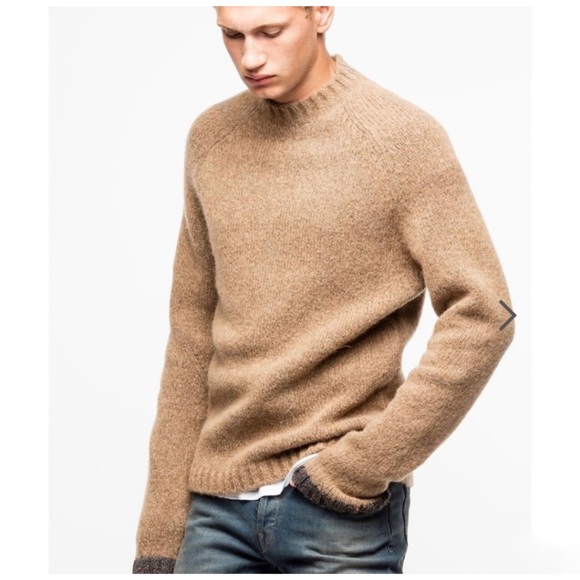 Zadig & Voltaire Other - Zadig & Voltaire Dawn Crew Neck Wool Blend Sweater In Sable